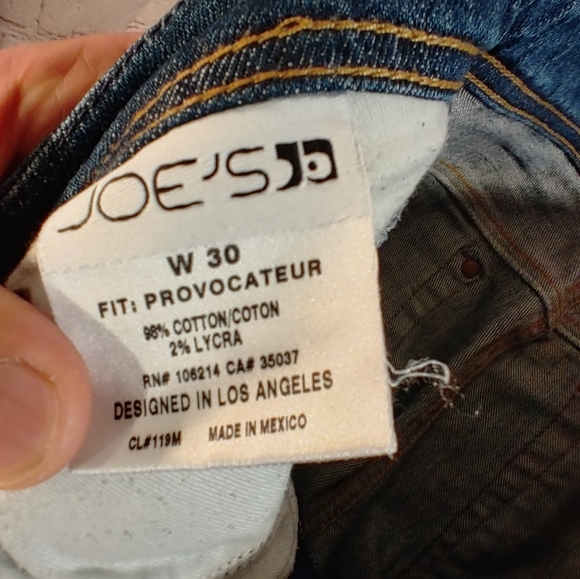 Joes Provocateur Dark Denim Flared Jeans 30 - Picture 4 of 15